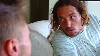 Young blonde doll gives a deep blowjob