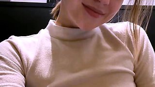 Cute Girl Shows Off Her Body in Tight Clothes