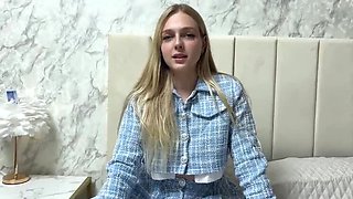 Hot Russian Teen Arisha Mills Fucks Neighbor to Spite Her Boyfriend - POV Blowjob & Cumshot