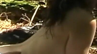 Funny foursome in the woods with Diana