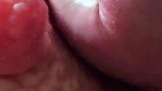 Cock Sounding by My Long Nipple Piercing This Was My First Inserting Dick