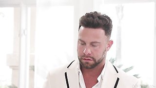 Wedding girl with round ass Lexi Lore fuck with a horny athlete