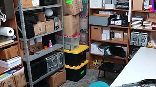 Busty black lady gets caught by her spouse and punished