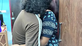 Neck Kiss With Lip Lock In Nighty - Hot Indian Girlfriend Romance