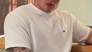 Behind the Scenes! Cute Funky Town in Hard Double Fucking on the Set of Porn with Her Stepbrothers!