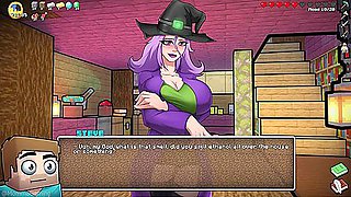 Minecraft Witch Needs Your Semen For Her Experiment - Hornycraft Witch Route #2