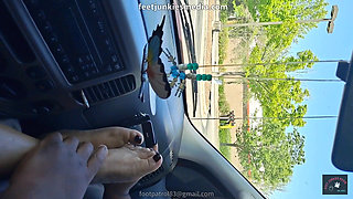 Mz Jersey Gets Her Mature Ebony Feet Licked N Sucked on for the Very First Time Ever!