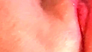 Foreskin: She Gags From Huge Amounts of Sperm, Going Down Her Throat Closeup