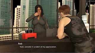 Project Hotwife - Gameplay - Roleplay - Office Wife Shows Her Assets