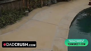Dad Crush - tasty daughter-in-law easing stepdaddy\u2019s tension