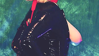 Latex and Bondage Fetish - Curvy MILF Teasing.