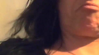 Smoking Leather Dance. Ripped Jumpsuit Pussy Tease, Toilet Pee and Dirty Masturbation