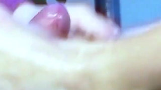 Sexy blonde skinny teen gives stranger a hot footjob