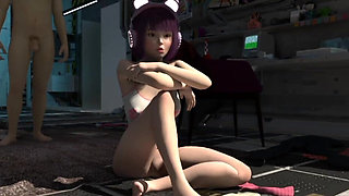 Cute Girl Seduced by a Boy in 3D-3d Story