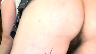 Busty Redhead MILF in a Corset Plays Solo