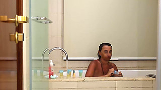 Wife Takes a Shower in a Hotel, MILF, Full Scene, Ep 32901