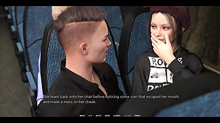 Taboo University - Hot Emo Girl Snacks All My Juicy Cum in a Bus