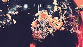 Cowgirl Masturbation Big Ass MILF Shaking Ass and Jumping on Big Dildo.