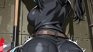 Hentai anime - My neighbor wants my ass and fucks me when my husband is not there