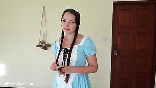 Sexy Russian Maid Fucked Doggy Style While Wife Is Away - Homemade Amateur HD