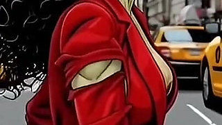 Horny Muscular MILF Dominatrix Fucks in the Car