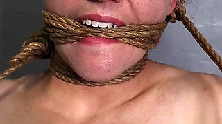She Can Only Beg with Her Eyes Slave Mila Shatters Under Non-stop Wand Torment, Fully Bound to the Pole (1080p)