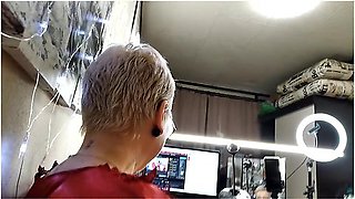 Mature housewife fingers herself, sucks her husband's cock, and fucks wildly