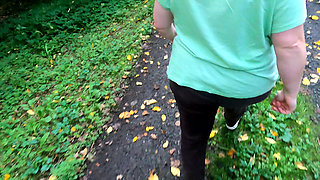 Bare Naked Tits Punished on Hiking Way