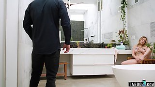 Horny blondie fucked hard by a coworker