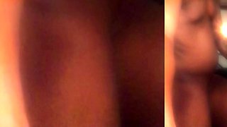 Ebony TS Nikki's Curvy Anal Heat Ignites Homemade Passion