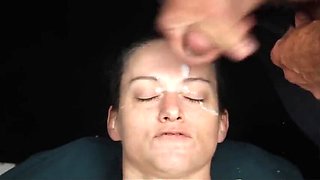 Dirty Dees Bukkake Compilation 2 - Huge Facials & Cum Loads on Mature Brunette