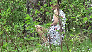 Flashing My Pussy in the Woods