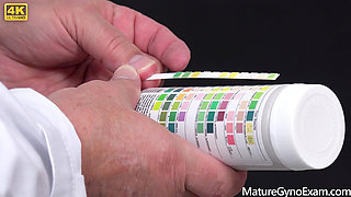 Genital Exam and Pissing of Chubby Mature Jolly Jay