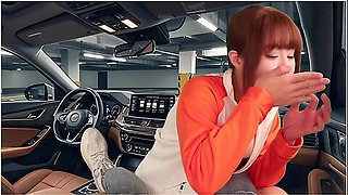 Asmr Hooters Girl Drive-thru Service In Car Ear Massage, Ear Eating & Mouth Sound