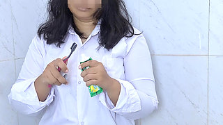 Hijab College Girl 18+ Strips off Her Uniform and Scrub Her Body to Make Her Skin Like a Porn Star After Class - Minokiiko