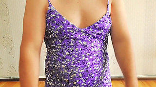 Big Booty Femboy Showing Sexy Moves in Bedroom