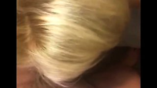 Sexy amateur blonde blowjob amp cumshot HD