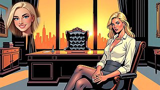Cyber Longings Hentai ASMR Office Romance