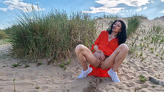 Outdoors Naked and Pissing Compilation Nicky Brill