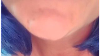 Live stream smoke play with big tits popping out