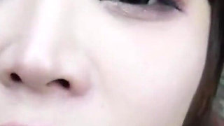 Cheerful Office Lady with Glossy Lips Leans in Close Smiling as She Savors the Moment Episode2