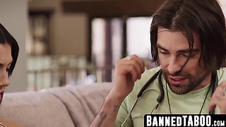 Successful Destiny's crazy physician roleplay with stepbrother's personal examination