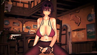 Honkai Star Rail - Kafka X Black Swan Twosome Sex - 3D Hentai Animations