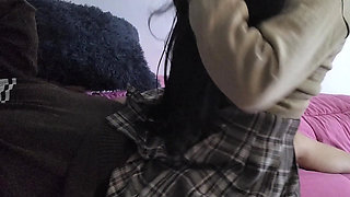 HOW DELICIOUS IT SQUEEZES! THE Big-ass Schoolgirl FROM MY NEIGHBORHOOD!