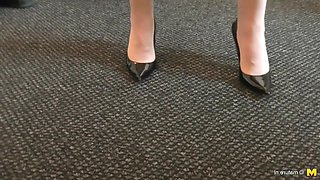 A considerably older, British homemaker named Amy finds herself in urgent need of male sexual gratification.