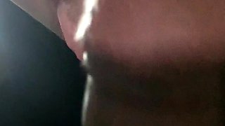 Busty blonde slut gives big cock a juicy blowjob in POV