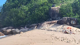 Enjoying the Beach and Showing off My Body.