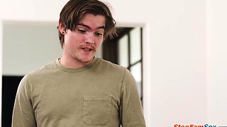 You cant walk around half nude step-mother