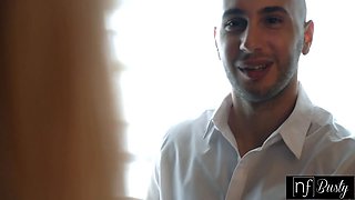 Russian Beauty Monika Fox Gives Passionate BigTit Titty Fucking with Hardcore Pussy Ride