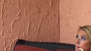 Handyman fucks big tit stepmom on porch